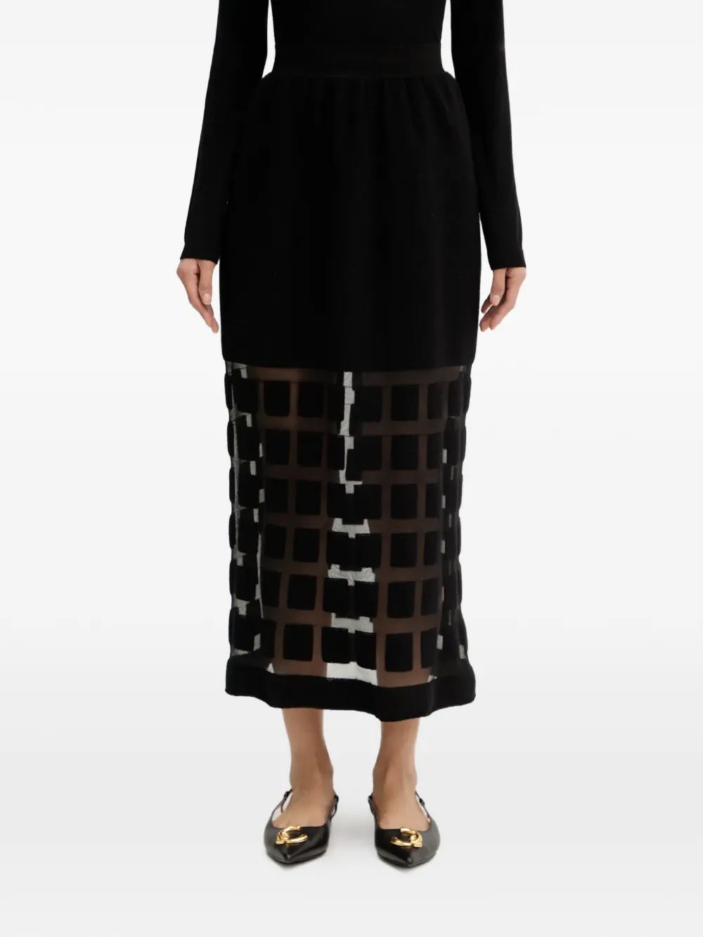 Юбка с узором Mildred Liviana Conti, черный
Юбка с узором Mildred Liviana Conti, черный