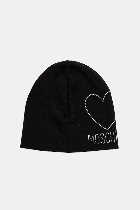 Шерстяная шапка Moschino, черный
Шерстяная шапка Moschino, черный