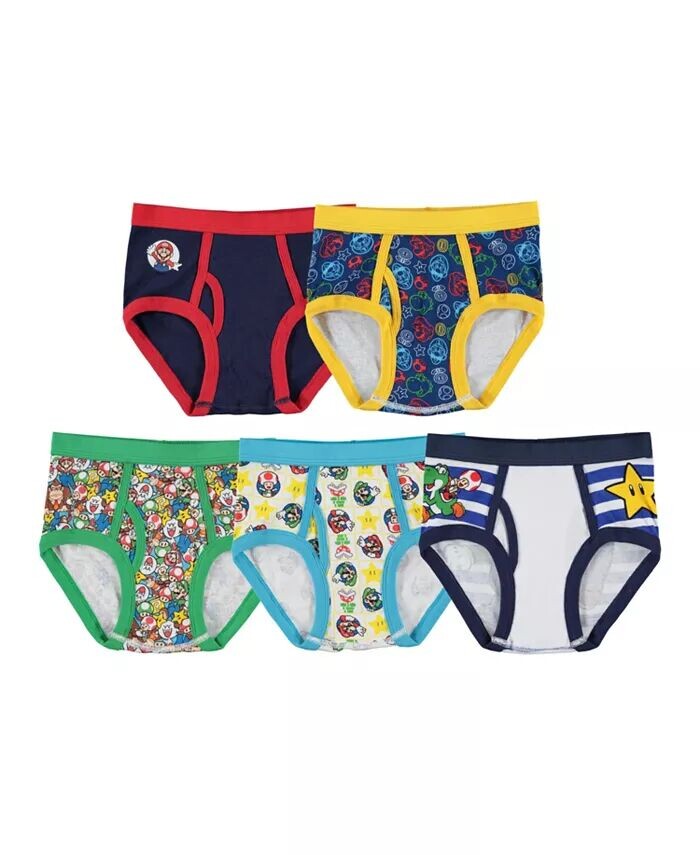 Комплект нижнего белья Mario Bros Big Boy, 5 шт Handcraft, мультиколор
Комплект нижнего белья Mario Bros Big Boy, 5 шт Handcraft, мультиколор