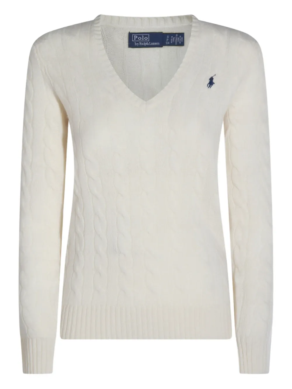 Свитер косой вязки с V-образным вырезом POLO RALPH LAUREN, белый
Свитер косой вязки с V-образным вырезом POLO RALPH LAUREN, белый