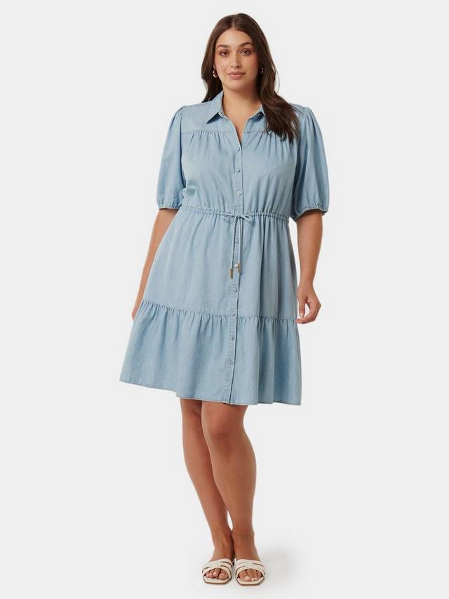 Платье-рубашка Curve Freya Forever New, Light Blue
Платье-рубашка Curve Freya Forever New, Light Blue