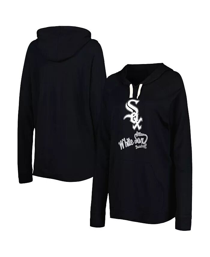 Женский черный пуловер с капюшоном Chicago White Sox перед игрой реглан Touch
Женский черный пуловер с капюшоном Chicago White Sox перед игрой реглан Touch