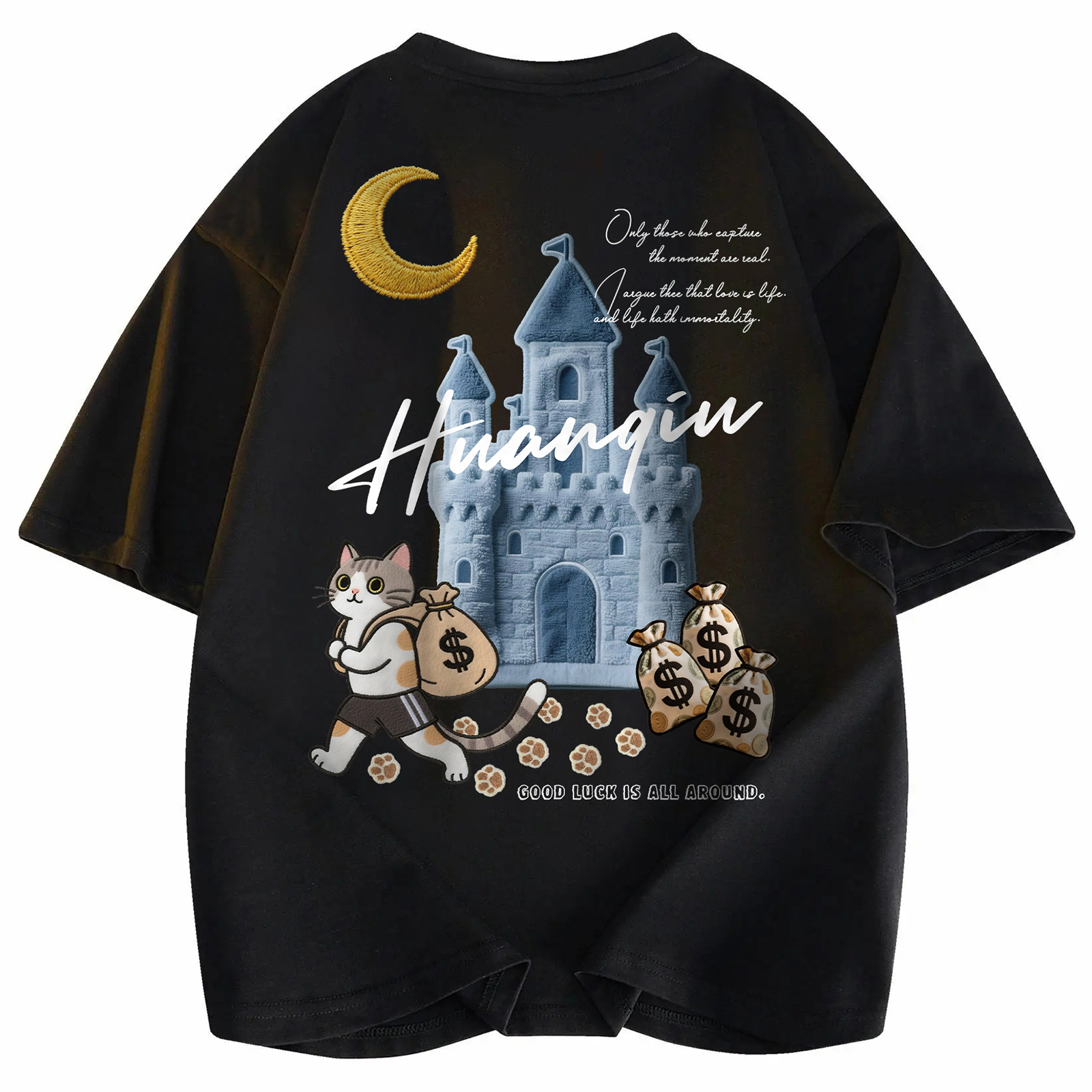 Футболка Unisex Crew Neck Moderate Heavyweight HUANQIU, черный
Футболка Unisex Crew Neck Moderate Heavyweight HUANQIU, черный