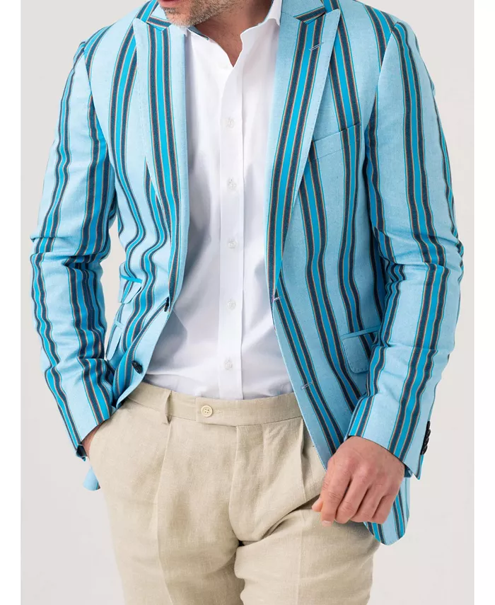 Мужской приталенный блейзер Kikoy из хлопка Koy Clothing, синий
Мужской приталенный блейзер Kikoy из хлопка Koy Clothing, синий