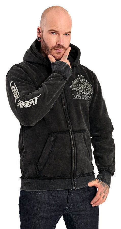 Худи на молнии для верховой езды Gorilla Lethal Threat, черный
Худи на молнии для верховой езды Gorilla Lethal Threat, черный