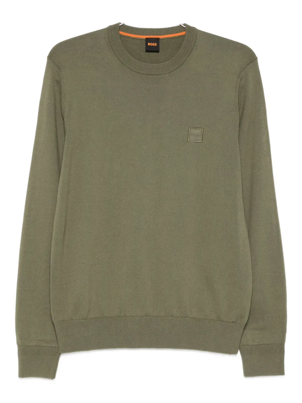 Свитер с логотипом Boss, зеленый
Свитер с логотипом Boss, зеленый