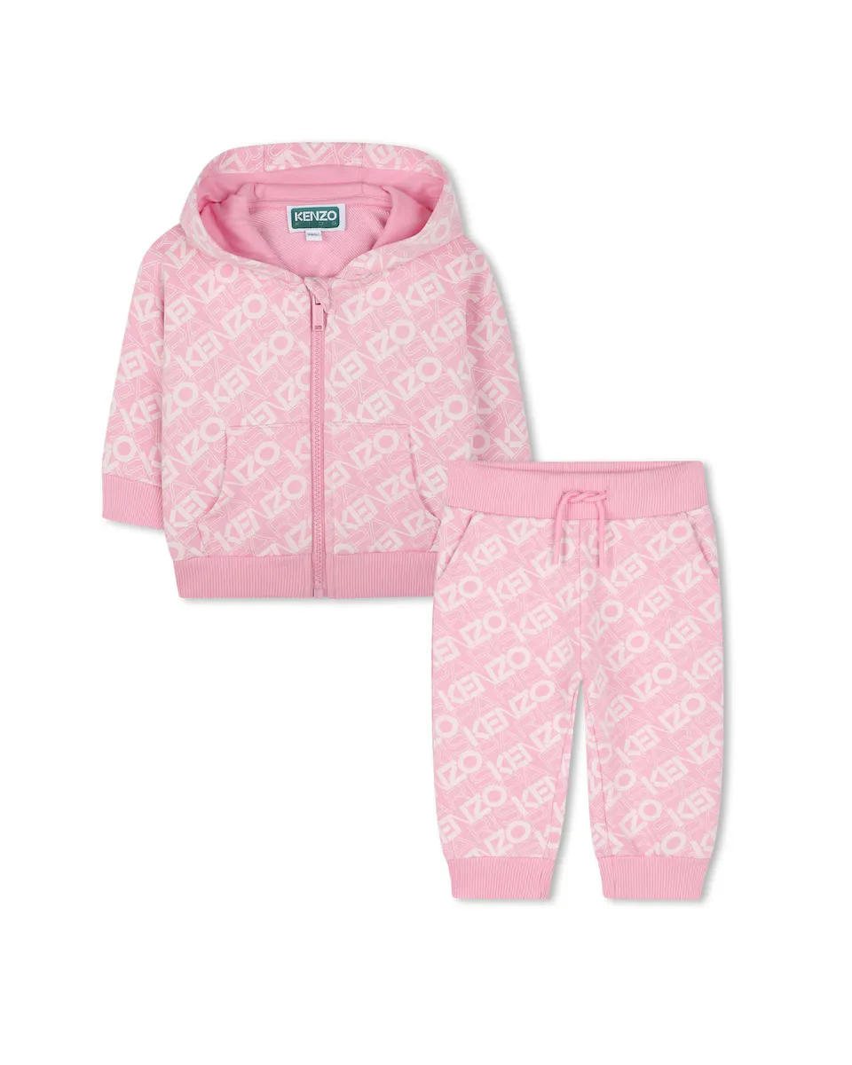 Спортивный костюм для девочки 100% хлопок с принтом монограммы Kenzo Kids, цвет Rosa
Спортивный костюм для девочки 100% хлопок с принтом монограммы Kenzo Kids, цвет Rosa