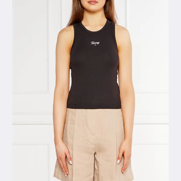 Облегающий топ Tommy Hilfiger, черный
Облегающий топ Tommy Hilfiger, черный