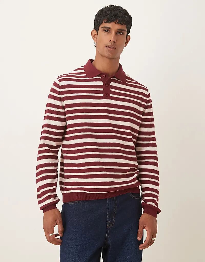 Свободное трикотажное поло ASOS DESIGN в красно-белую полоску
Свободное трикотажное поло ASOS DESIGN в красно-белую полоску