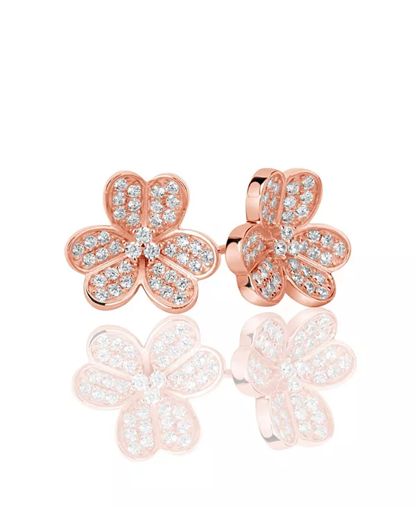 Серьги-Гвоздики Suzy Levian из стерлингового серебра с кубическим цирконием в виде пышных цветов Suzy Levian New York, rose
Серьги-Гвоздики Suzy Levian из стерлингового серебра с кубическим цирконием в виде пышных цветов Suzy Levian New York, rose