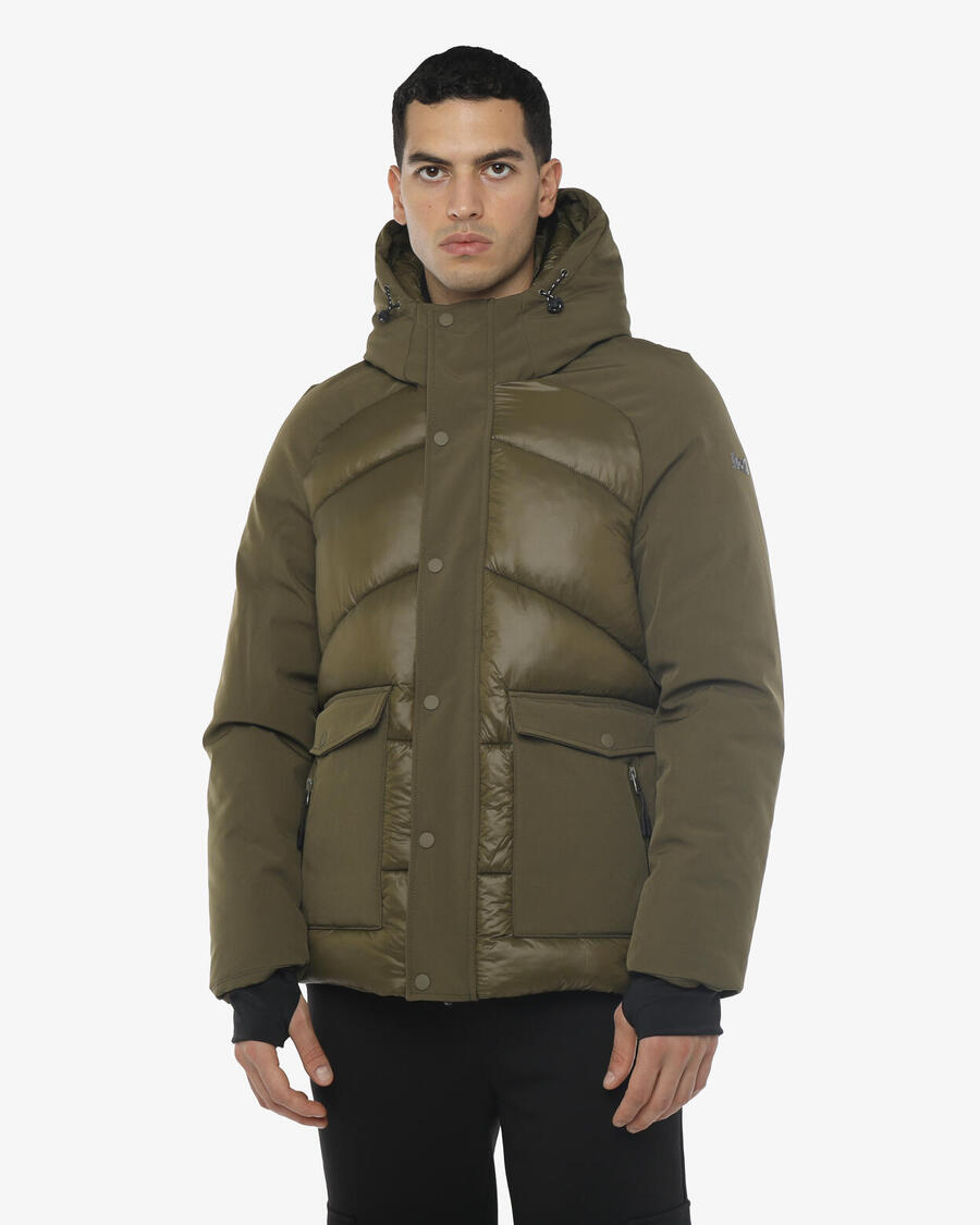 JAKED Мужская синтетическая фитнес-куртка милитари-зеленого цвета
JAKED Мужская синтетическая фитнес-куртка милитари-зеленого цвета