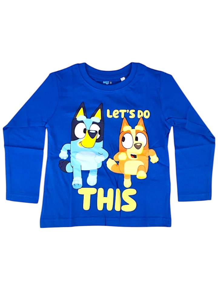 Рубашка с длинным рукавом Bluey, темно-синий
Рубашка с длинным рукавом Bluey, темно-синий