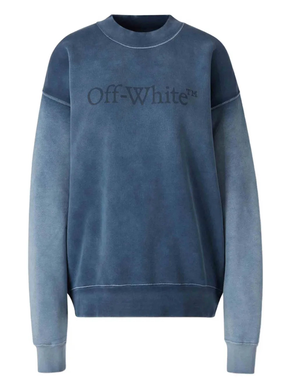 Хлопковый свитшот с логотипом Off-White, синий
Хлопковый свитшот с логотипом Off-White, синий