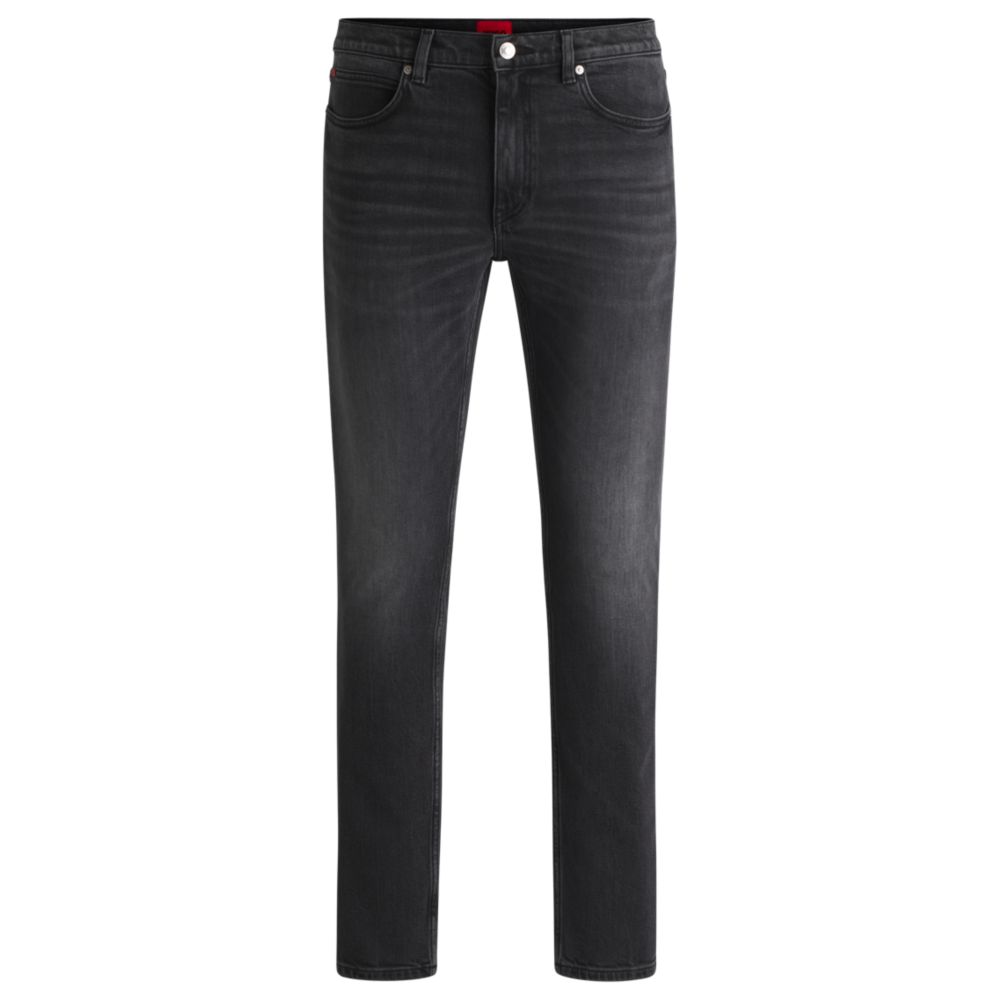 Джинсы экстра-узкого кроя из серого эластичного денима HUGO
Джинсы экстра-узкого кроя из серого эластичного денима HUGO