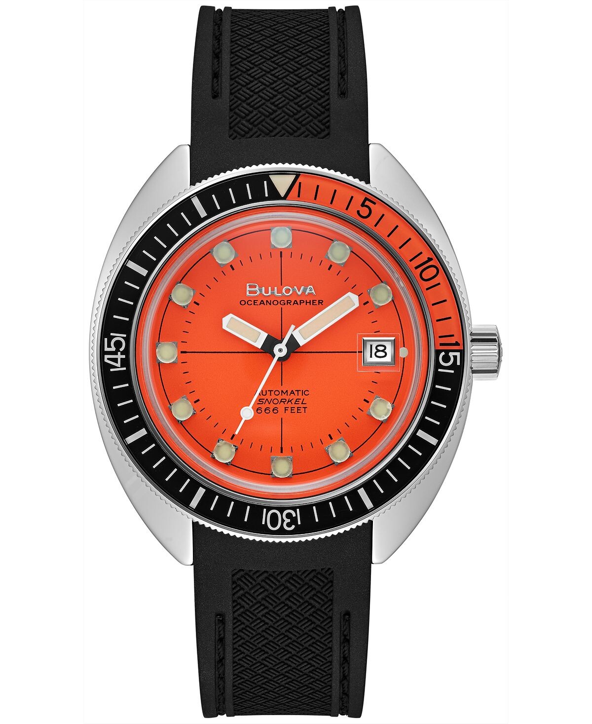 Мужские автоматические часы Oceanographer с черным полиуретановым ремешком, 41 мм Bulova
Мужские автоматические часы Oceanographer с черным полиуретановым ремешком, 41 мм Bulova
