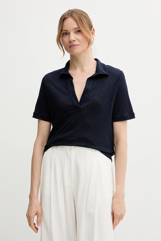 Льняная поло United Colors Of Benetton, темно-синий
Льняная поло United Colors Of Benetton, темно-синий