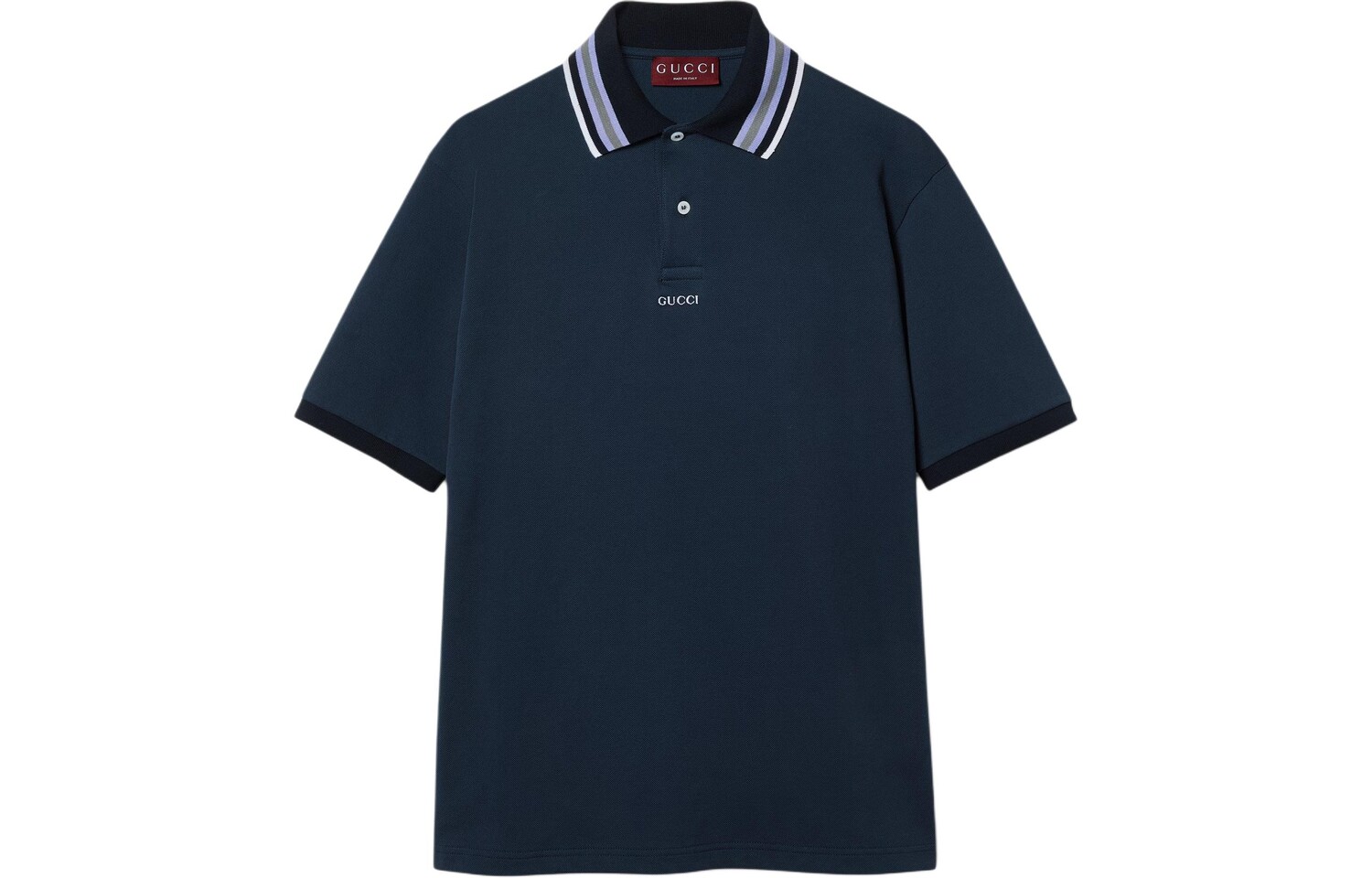 Рубашка поло мужская темно-синяя Gucci, синий
Рубашка поло мужская темно-синяя Gucci, синий