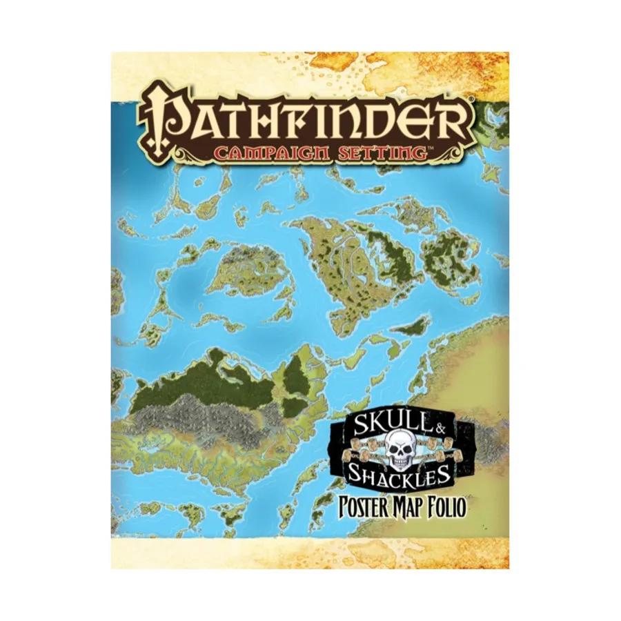 Фолио с картами — Череп и кандалы, Pathfinder Roleplaying Game (1st Edition) - Campaign Setting - Map Folios
Фолио с картами — Череп и кандалы, Pathfinder Roleplaying Game (1st Edition) - Campaign Setting - Map Folios