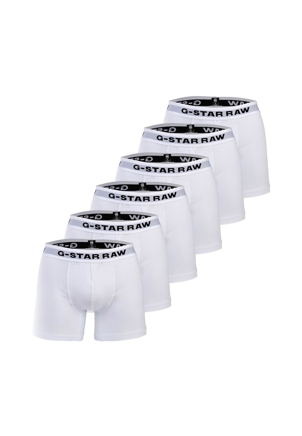 Мужские боксеры, 6 шт - трусы-боксеры, хлопок стрейч G-STAR RAW, белый
Мужские боксеры, 6 шт - трусы-боксеры, хлопок стрейч G-STAR RAW, белый