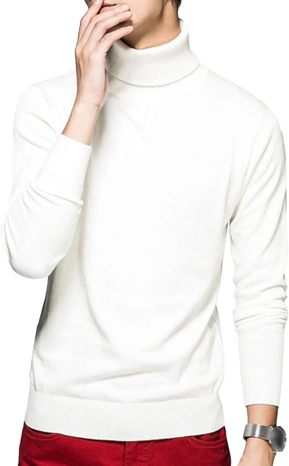 Мужской водолазка slim fit Gsywaipei
Мужской водолазка slim fit Gsywaipei