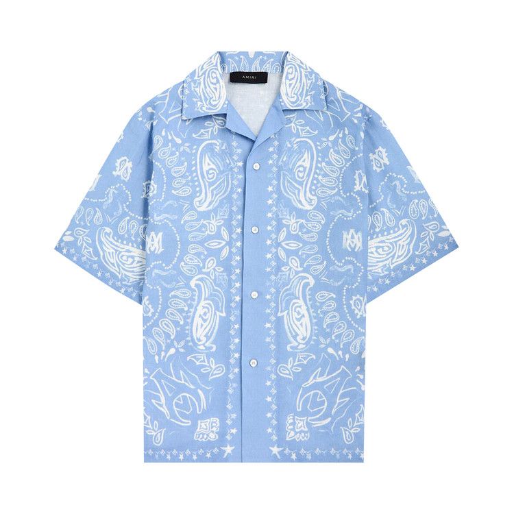 Рубашка Amiri Bandana Watercolor Camp Shirt, Cerulean
Рубашка Amiri Bandana Watercolor Camp Shirt, Cerulean