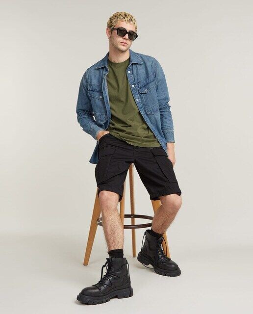 Мужские шорты-бермуды G-Star Raw G-Star Raw, черный
Мужские шорты-бермуды G-Star Raw G-Star Raw, черный