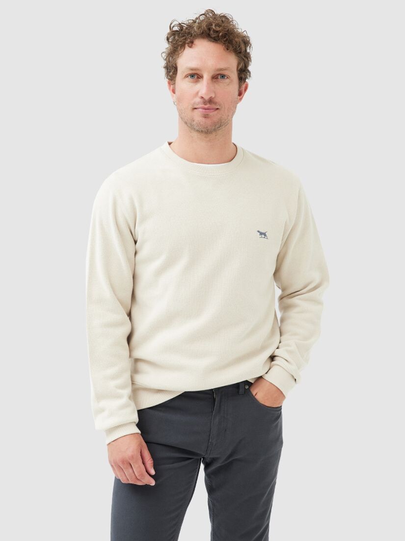 Хлопковый джемпер с круглым вырезом Rodd & Gunn, кость
Хлопковый джемпер с круглым вырезом Rodd & Gunn, кость