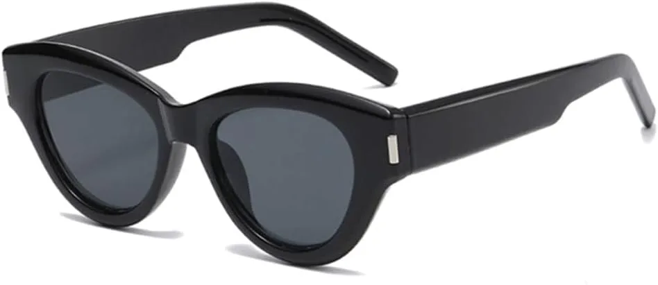 Солнцезащитные очки «кошачий глаз» для женщин, ретро-очки с защитой от УФ-излучения UV400, солнцезащитные очки для мужчин с заклепками HDUBFY, Black Grey
Солнцезащитные очки «кошачий глаз» для женщин, ретро-очки с защитой от УФ-излучения UV400, солнцезащитные очки для мужчин с заклепками HDUBFY, Black Grey