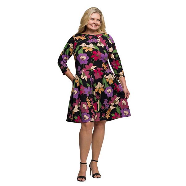 Платье Plus size с цветочным принтом, карманами и длиной до колена 24Seven Comfort Apparel
Платье Plus size с цветочным принтом, карманами и длиной до колена 24Seven Comfort Apparel