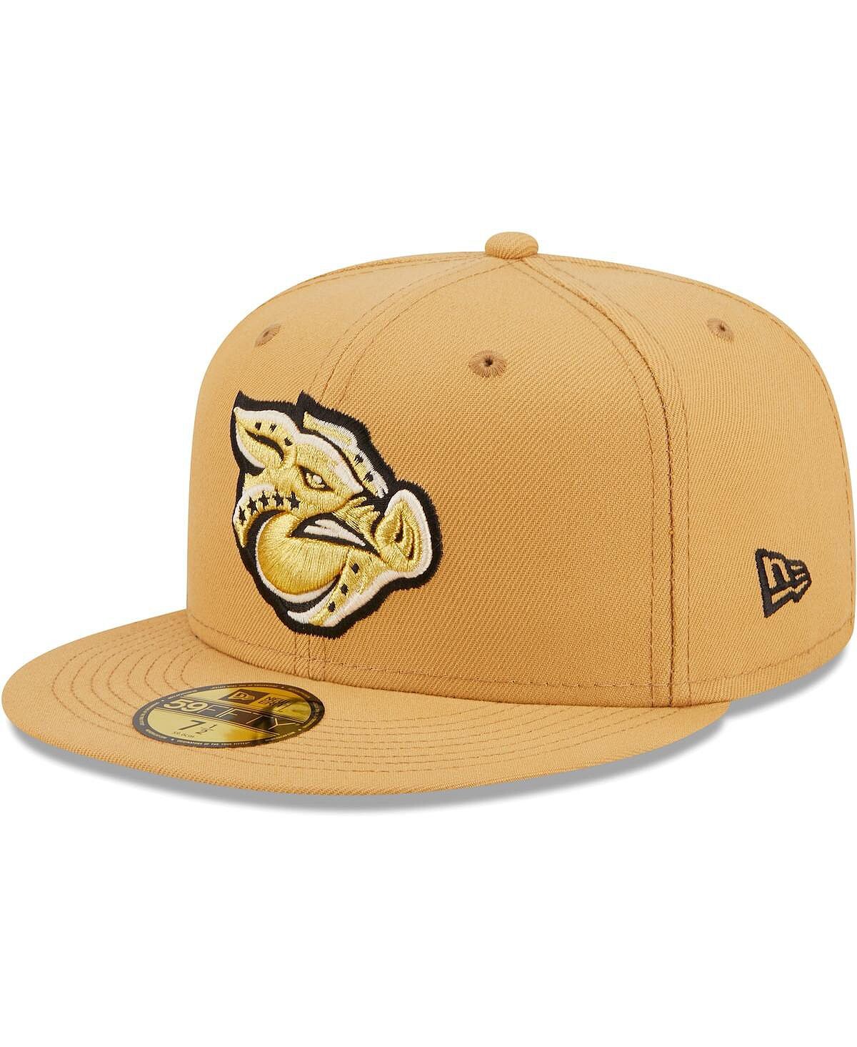 Мужская приталенная шляпа из натуральной коллекции Lehigh Valley IronPigs Authentic Collection 59FIFTY New Era