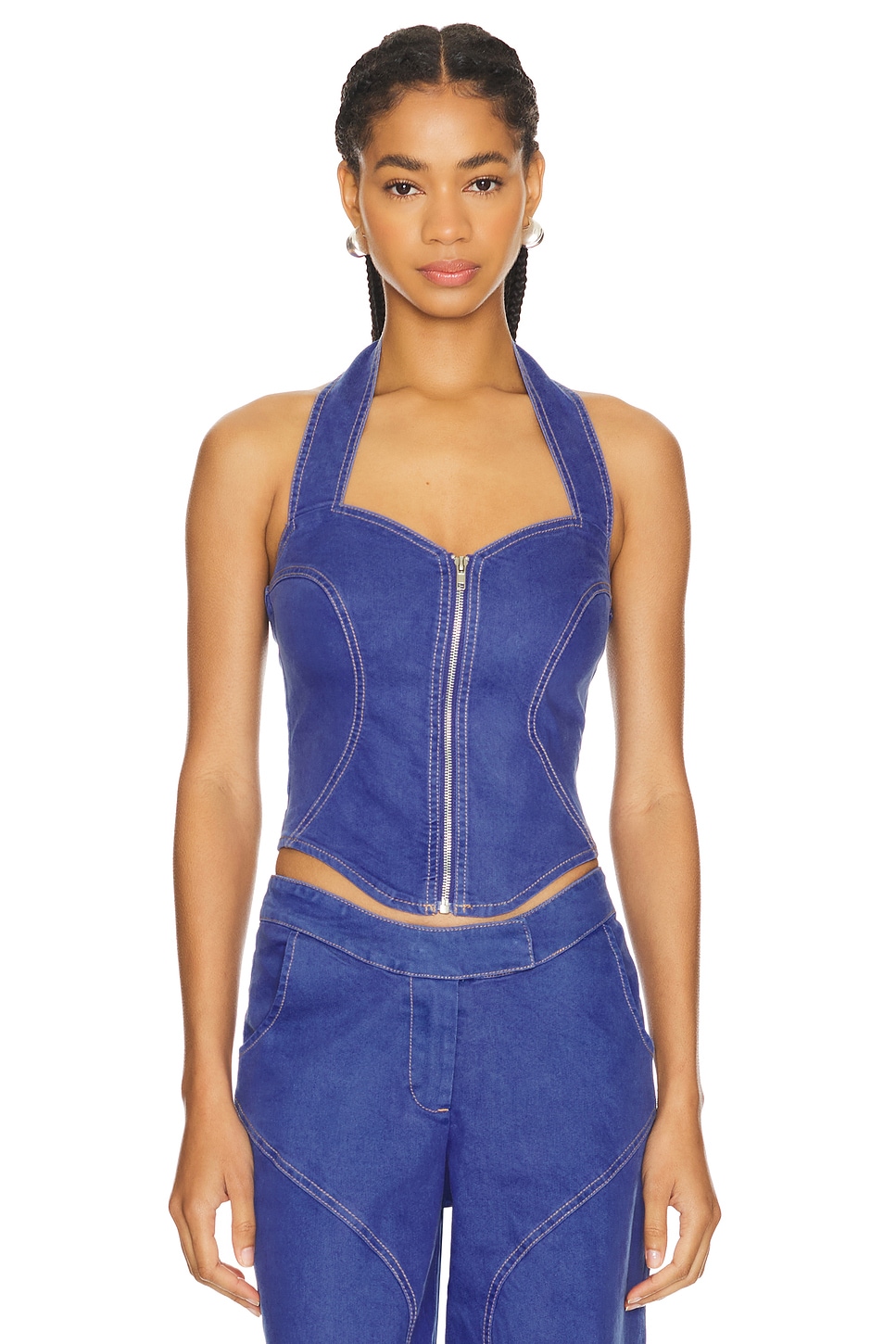 Рамона корсетный топ By.Dyln, синий
Рамона корсетный топ By.Dyln, синий