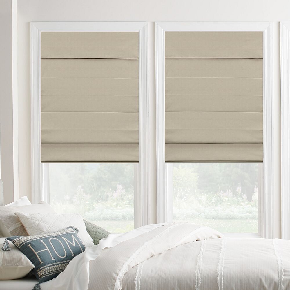 Sonoma Goods For Life Cordless Classic Room затемняющая римская штора, цвет Linen
Sonoma Goods For Life Cordless Classic Room затемняющая римская штора, цвет Linen