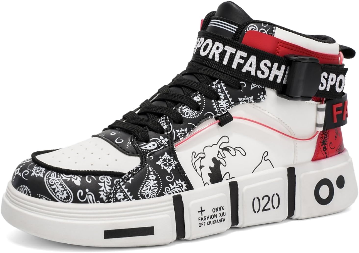 Мужские модные кожаные кроссовки на высокой платформе, с высоким верхом, шнуровкой, округлый носок, удобные, легкие, дышащие, нескользящие, повседневные для прогулок, для городской носки, учебы, занятий в спортзале и катания на скейтборде Yrzhgd...
Мужские модные кожаные кроссовки на высокой платформе, с высоким верхом, шнуровкой, округлый носок, удобные, легкие, дышащие, нескользящие, повседневные для прогулок, для городской носки, учебы, занятий в спортзале и катания на скейтборде Yrzhgd...