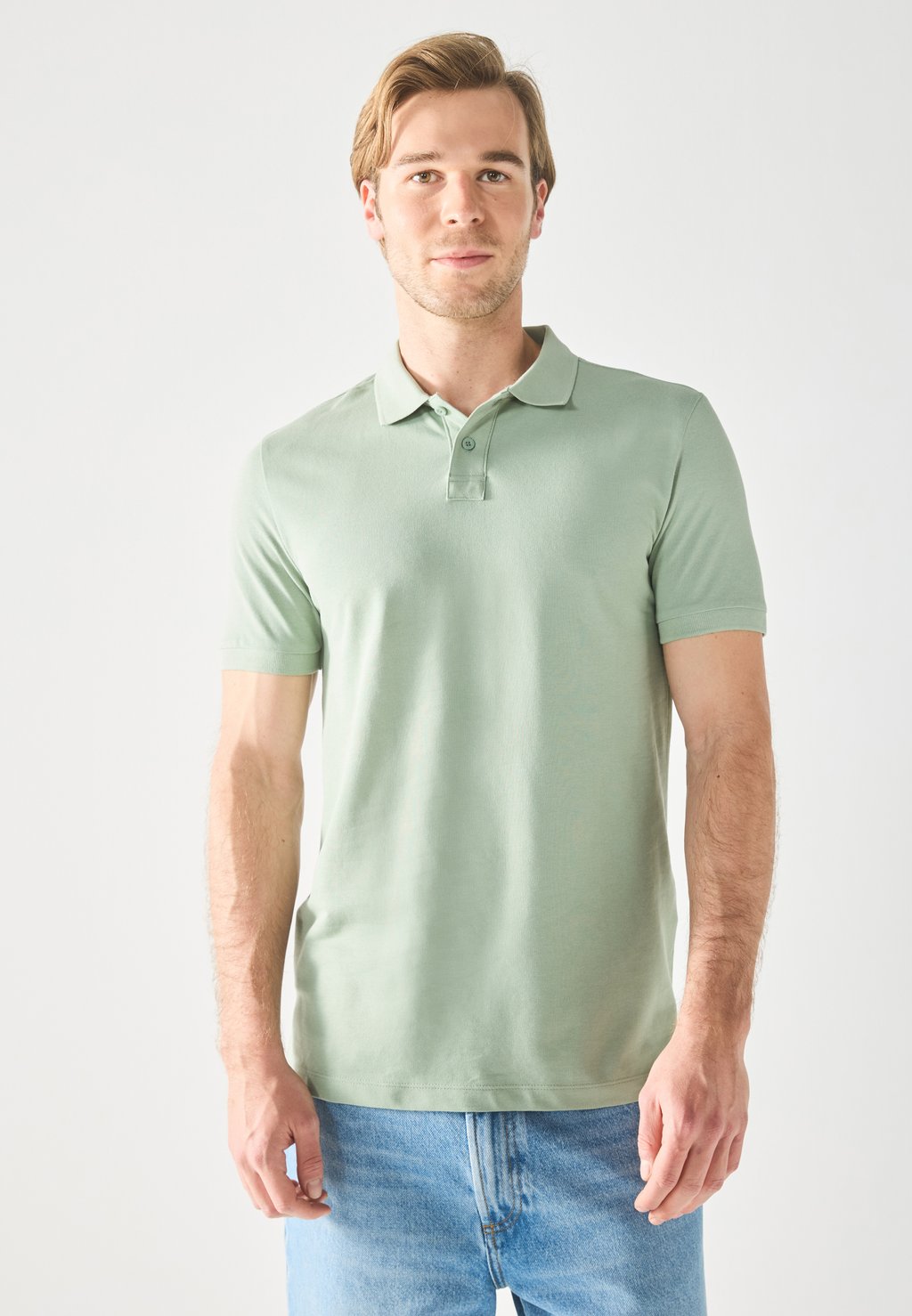 Поло Pier One, светло-зеленый 
Поло Pier One, светло-зеленый