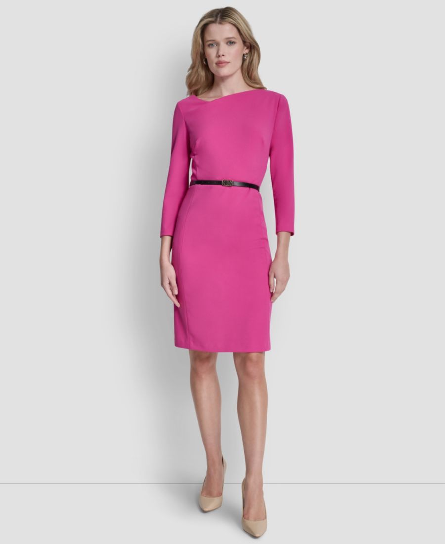 Платье для невысоких девушек с асимметричным вырезом и длиной 3/4 DKNY, Rose Voilet
Платье для невысоких девушек с асимметричным вырезом и длиной 3/4 DKNY, Rose Voilet