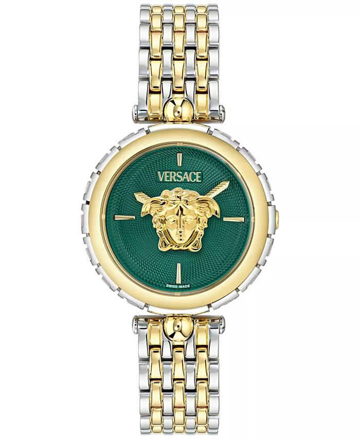 Женские часы Swiss Medusa Heritage с двухцветным браслетом из нержавеющей стали, 38 мм Versace
Женские часы Swiss Medusa Heritage с двухцветным браслетом из нержавеющей стали, 38 мм Versace