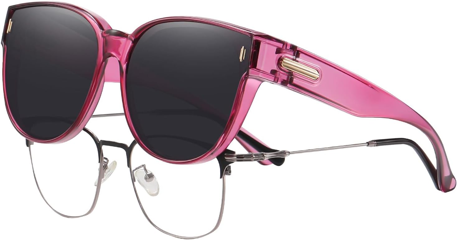 Солнцезащитные очки HAOLOTA Fit Over Glasses для женщин, большие поляризованные очки для вождения, модные очки «кошачий глаз» с защитой от УФ-излучения UV400, A07 Clear Purple Frame Grey Lens
Солнцезащитные очки HAOLOTA Fit Over Glasses для женщин, большие поляризованные очки для вождения, модные очки «кошачий глаз» с защитой от УФ-излучения UV400, A07 Clear Purple Frame Grey Lens