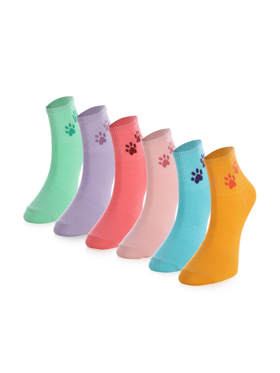 Носки до щиколотки Crea Socks Pfote Sneaker, Mixed Colors
Носки до щиколотки Crea Socks Pfote Sneaker, Mixed Colors