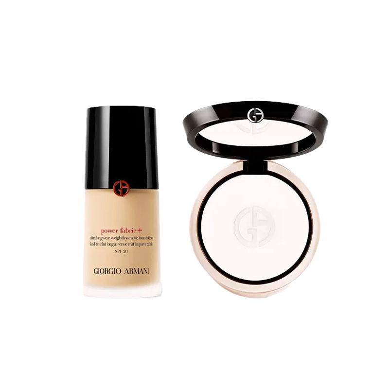 Набор для макияжа Power жидкая тональная основа для контроля жирного блеска и коррекции тона кожи + пудра GIORGIO ARMANI
Набор для макияжа Power жидкая тональная основа для контроля жирного блеска и коррекции тона кожи + пудра GIORGIO ARMANI