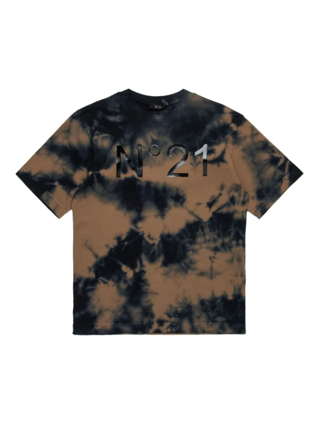 Nº21 Детская футболка с принтом тай-дай Nº21 Kids, коричневый
Nº21 Детская футболка с принтом тай-дай Nº21 Kids, коричневый