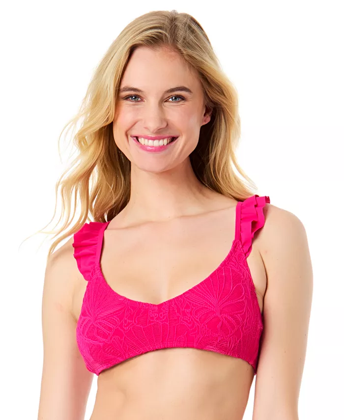 Женский текстурированный бикини-топ с рюшами La Vie A La Mer CeCe, розовый
Женский текстурированный бикини-топ с рюшами La Vie A La Mer CeCe, розовый