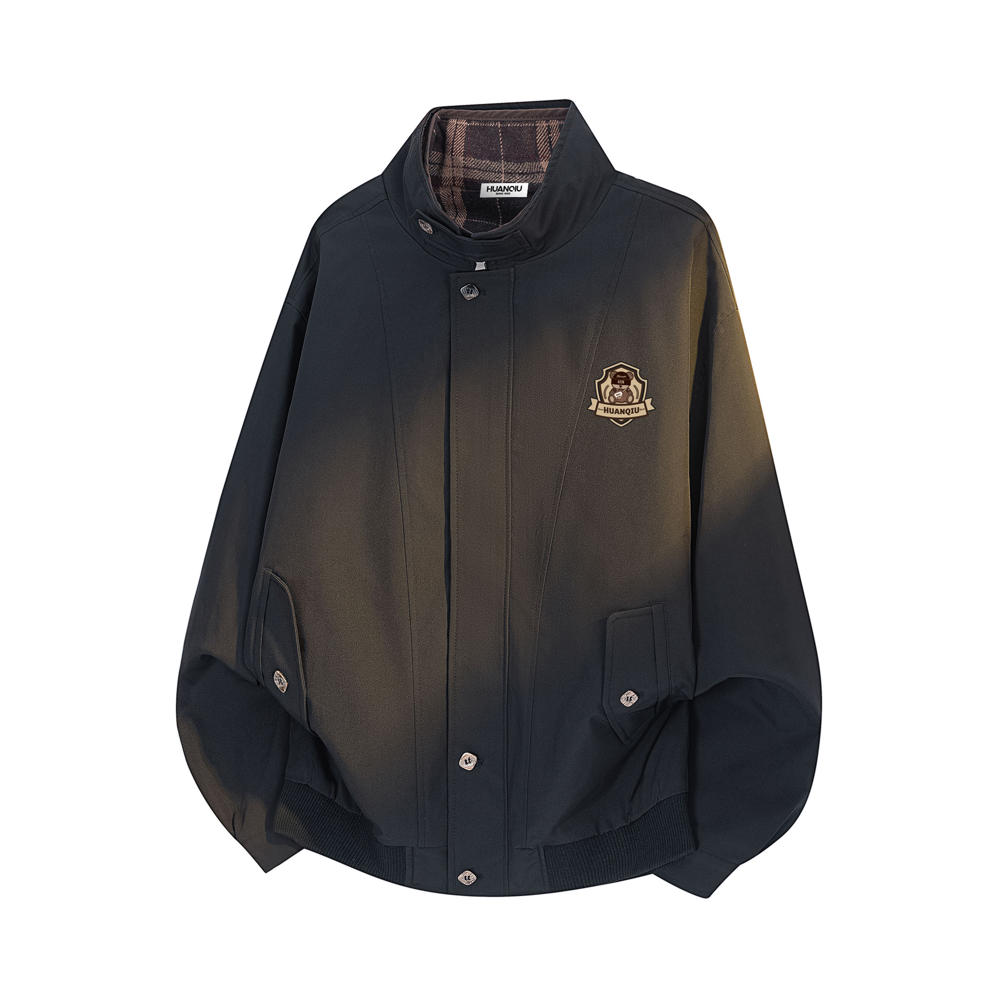 Куртка Unisex Stand Collar Moderate Others HUANQIU, черный
Куртка Unisex Stand Collar Moderate Others HUANQIU, черный