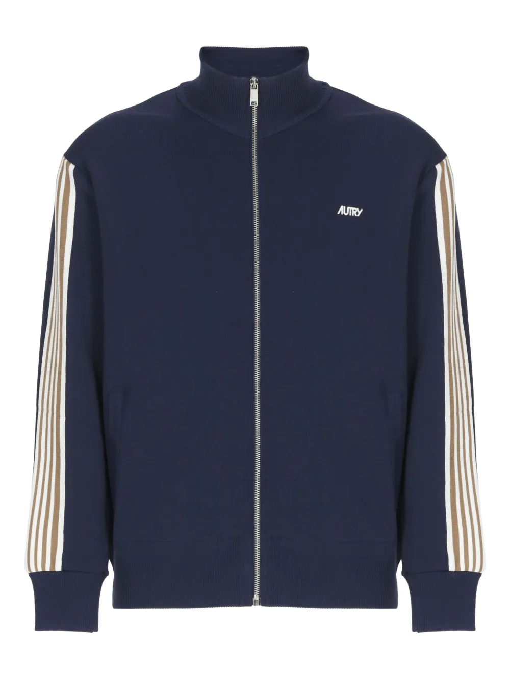 Толстовка на молнии с полосками Autry, синий
Толстовка на молнии с полосками Autry, синий