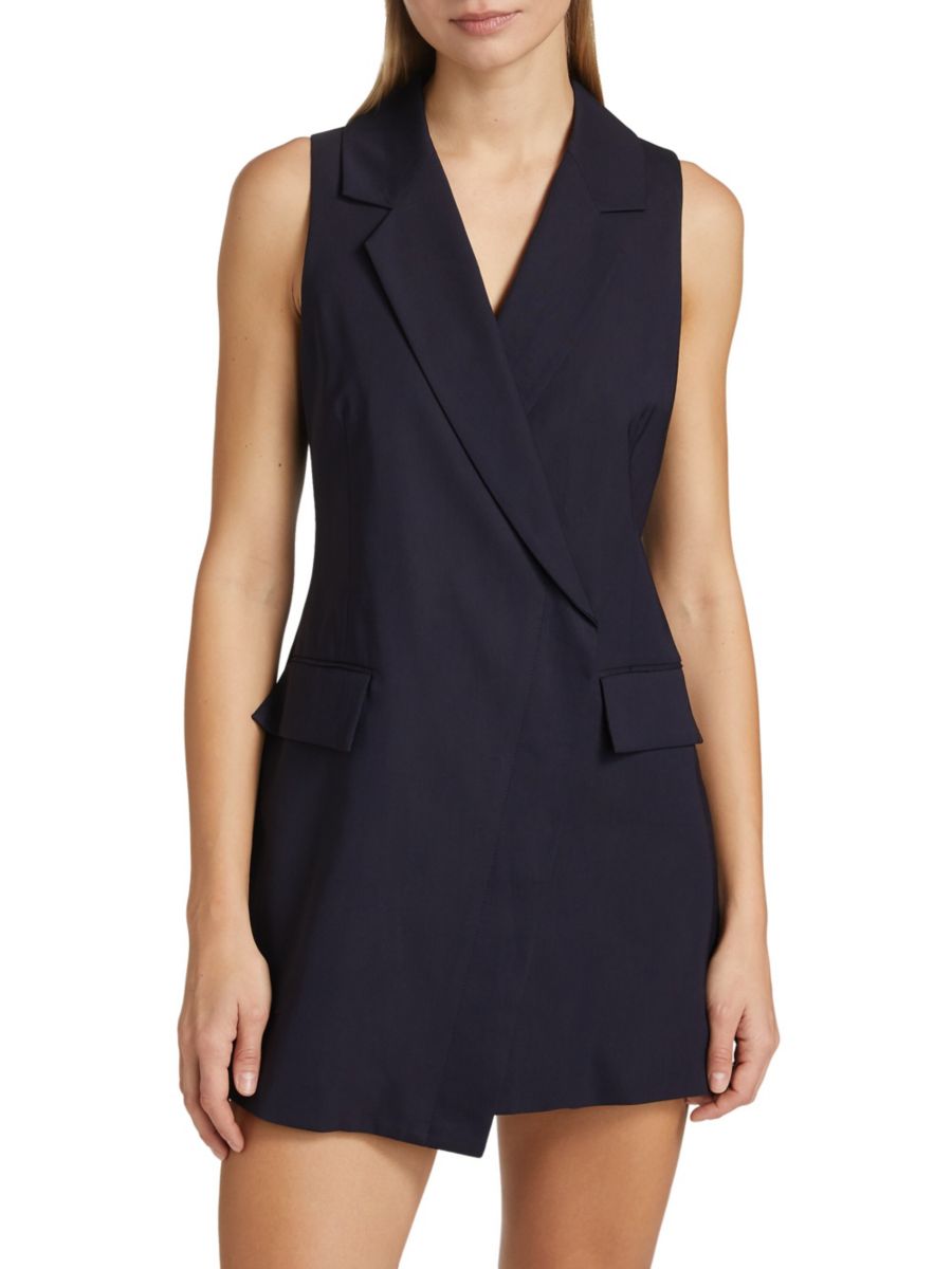 Мини-платье-блейзер без рукавов Jocelyn A.L.C., темно-синий
Мини-платье-блейзер без рукавов Jocelyn A.L.C., темно-синий