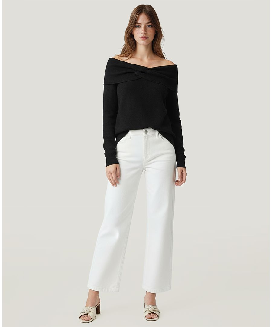 Кашемировый свитер Soft by для женщин с перекрученным передом и открытыми плечами NAADAM, Black
Кашемировый свитер Soft by для женщин с перекрученным передом и открытыми плечами NAADAM, Black