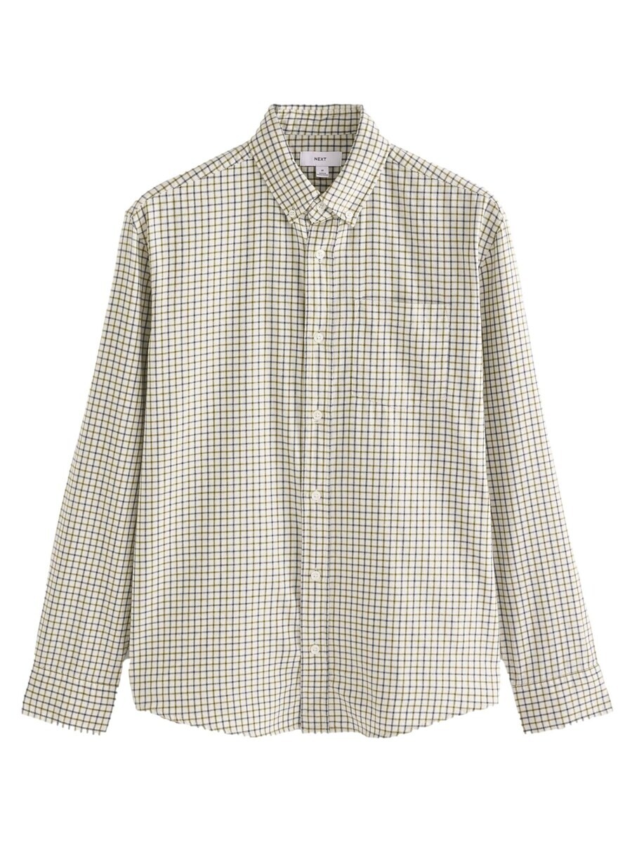 Клетчатая рубашка Next Regular fit Button Up Shirt, белый
Клетчатая рубашка Next Regular fit Button Up Shirt, белый