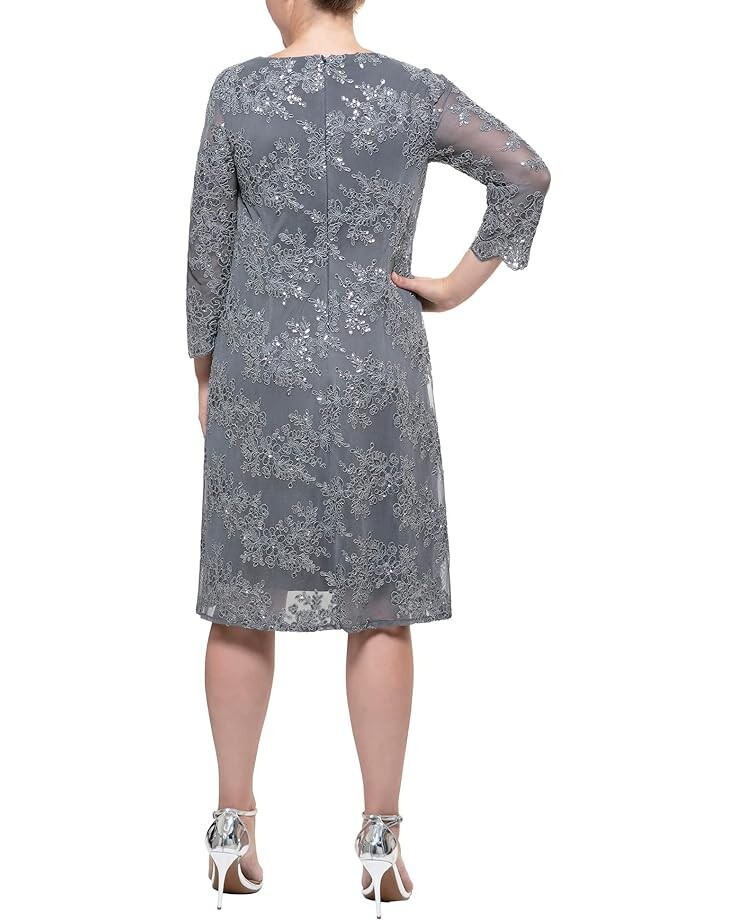 Платье Alex Evenings Short Embroidered Mock Jacket Dress, цвет Smoke
Платье Alex Evenings Short Embroidered Mock Jacket Dress, цвет Smoke