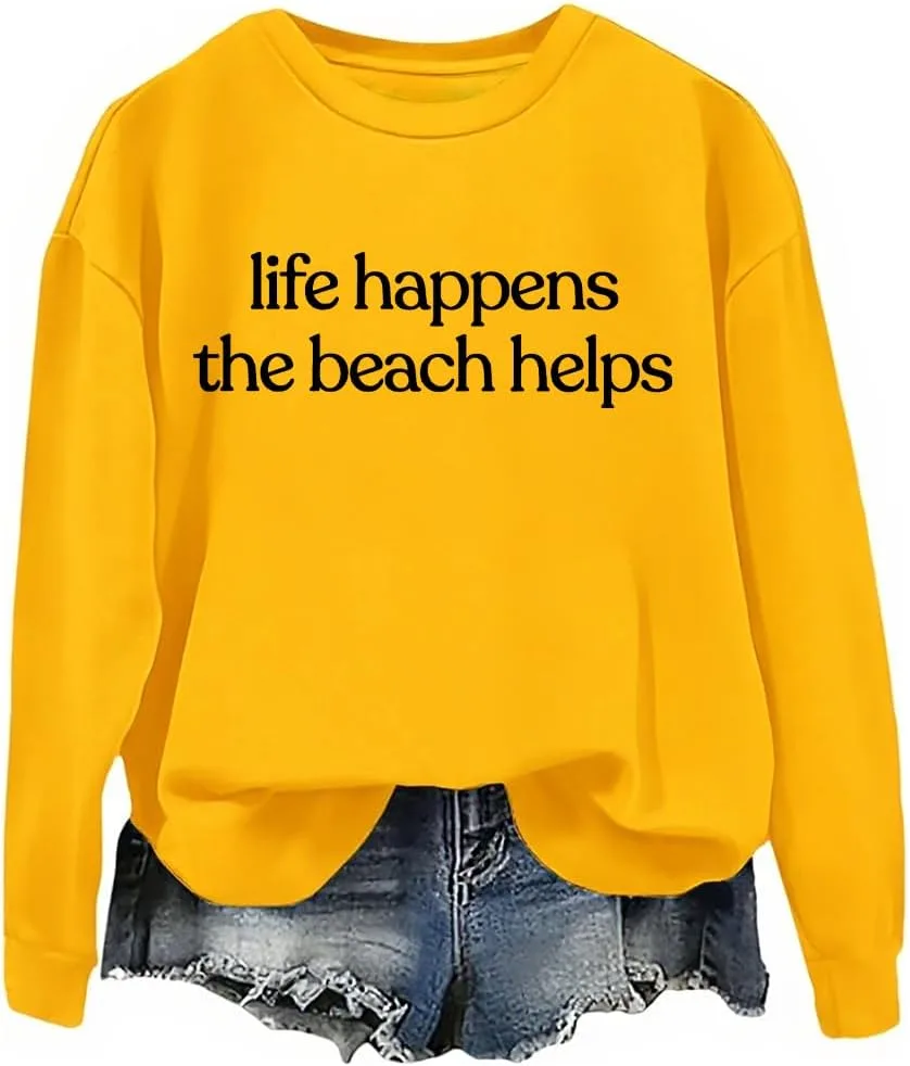 Толстовка Life Happens The Beach Helps NACJOM
Толстовка Life Happens The Beach Helps NACJOM