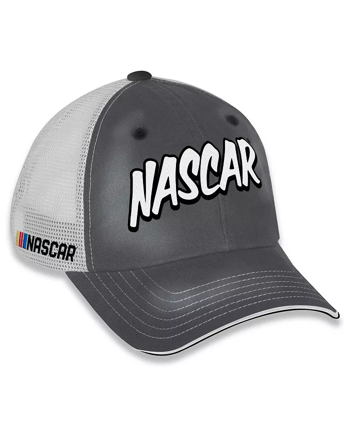 Женская регулируемая кепка NASCAR Pit Box серо-белого цвета Checkered Flag Sports
Женская регулируемая кепка NASCAR Pit Box серо-белого цвета Checkered Flag Sports