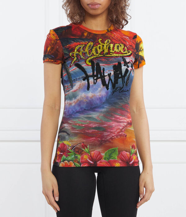 Сексуальная футболка с чистым гавайским принтом Regular fit Philipp Plein, мультиколор
Сексуальная футболка с чистым гавайским принтом Regular fit Philipp Plein, мультиколор